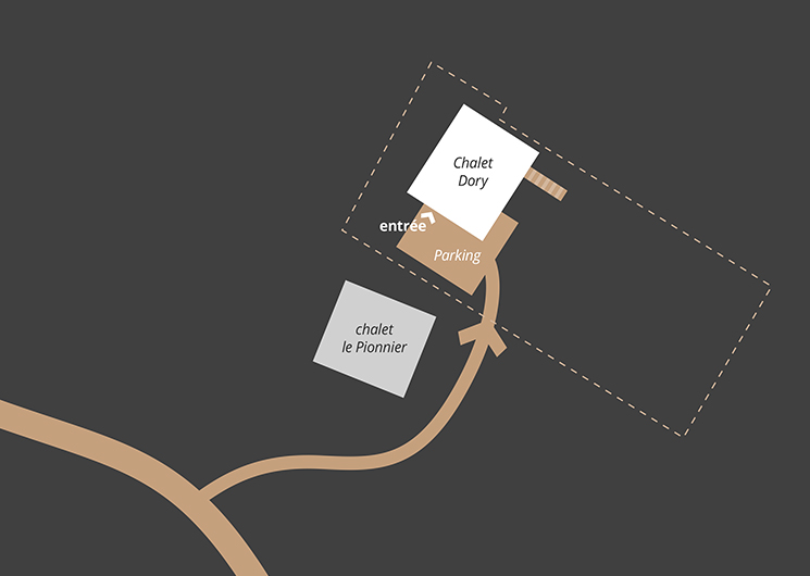 Plan accès Chalet Dory